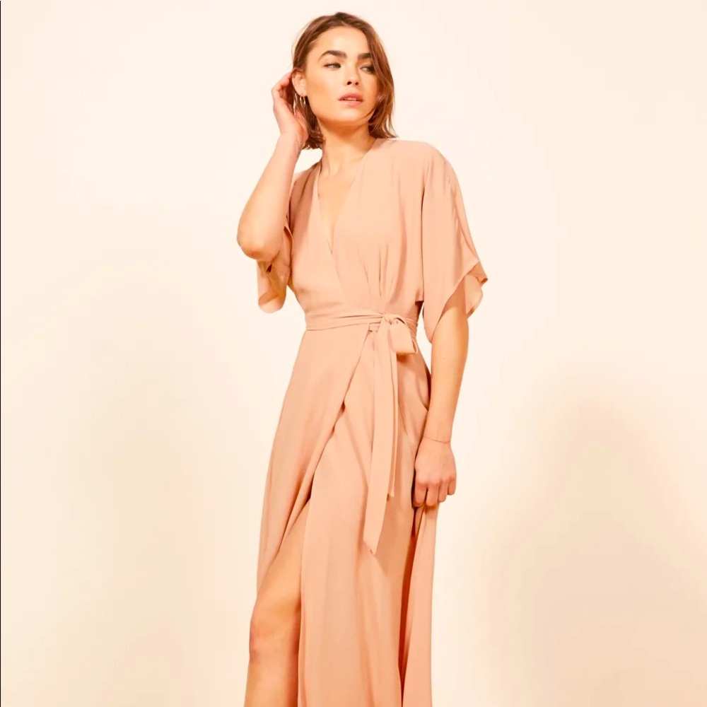 Reformation // Winslow Dress - Side S - Blush